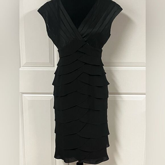 Adrianna Papell Black Cocktail Dress - Picture 2 of 7